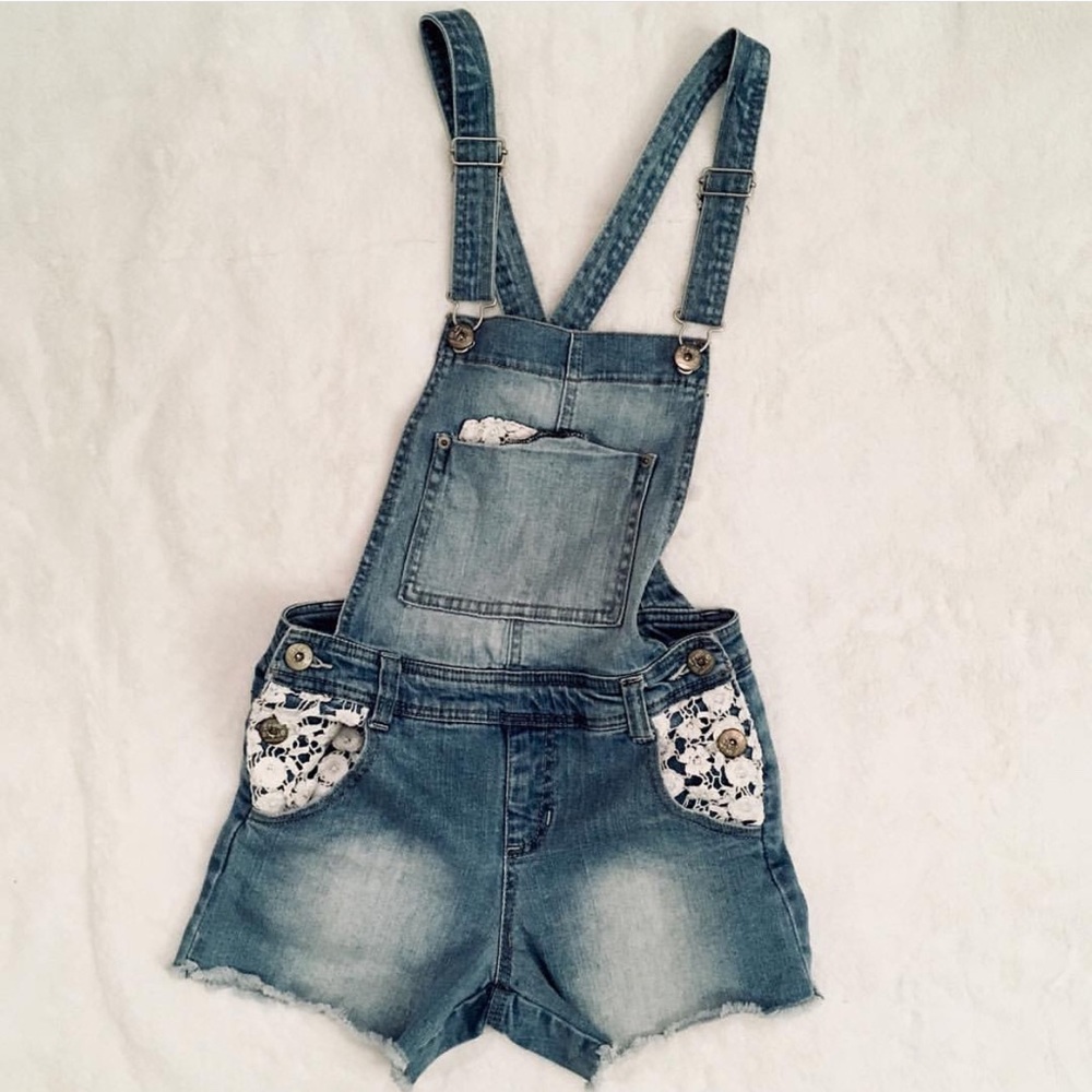 Denim overalls